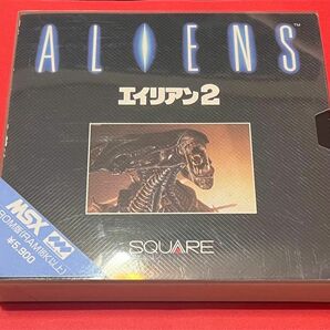 MSX　ROM版　SQUARE　ALIENS2　エイリアン2　ゲームソフト