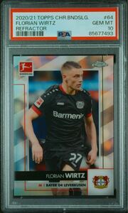 ◆PSA 10 GEM MINT/鑑定品◆ 2020-21 Topps Chrome Bundesliga Refractor 【 Florian Wirtz ( フロリアン・ヴィルツ ) 】 RC ルーキー