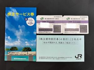 JR東日本株主優待割引券2枚サービス券付