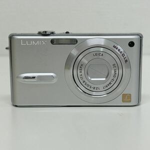 1円〜 Panasonic パナソニック LUMIX ルミックス DMC-FX9 コンパクト デジタルカメラ デジカメ シルバー バッテリー付き