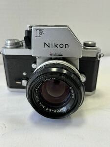 1円～Nikon ニコン F フォトミック フィルムカメラ ボディ シャッターOK シルバー NIKKOR S・C Auto 1:1.4 50mm 動作未確認　