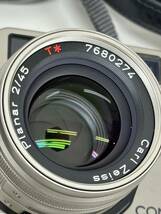 1円〜レア★Contax コンタックス G1 フィルムカメラ Carl Zeiss Planar 2/45 T* カールツァイス ストロボ TLA140 通電 動作確認済 _画像4