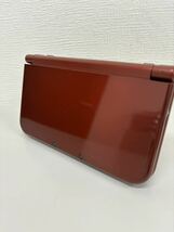 1円～Newニンテンドー3DS LL本体 RED-001 NINTENDO レッド 通電 初期化済 タッチペン欠品 現状品_画像3