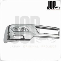 日野 デュトロ トヨタ ダイナ トヨエース 標準キャブ メッキ フロント バンパー W1685mm H320mm フォグランプ 取り付けステー 付き_画像3