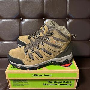  new goods!Karrimor Karrimor Mount Mid9weathertite original leather waterproof trekking shoes 27.5cm taupe weathertite waterproof DYNAGRIP sole 
