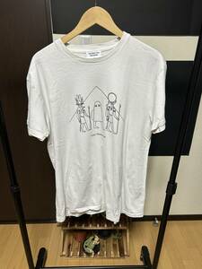 TACOMA FUJI RECORDS タコマフジレコード Tシャツ XL ホワイト系　エジプトプリント　メジェド　ロフトマン取扱い