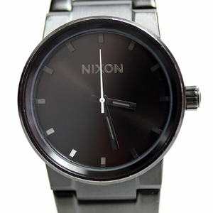 NIXON ニクソン THE CANNON ALL BLA 腕時計 電池式 A160001 メンズ 中古