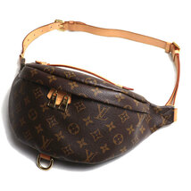 LOUIS VUITTON ルイ・ヴィトン バムバッグ ウエストバッグ モノグラム M43644 ユニセックス 中古_画像1