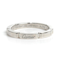 CARTIER カルティエ K18WG ホワイトゴールド マイヨン パンテール リング・指輪 B4083555 14.5号 55 4.5g レディース 中古 美品_画像3