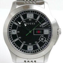 GUCCI グッチ Ｇタイムレス 腕時計 電池式 YA126201/126.2 メンズ 中古_画像1