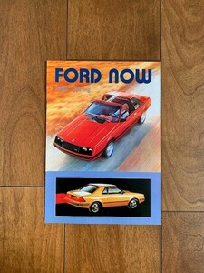 FORD now 1981 spring フォード ナウ 1981年 春号 旧車 フォード自動車 会報誌 ★10円スタート★