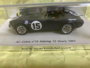 AC. COBRA No.15 Sebring 12hours 1963 ミニカー　EBBRO