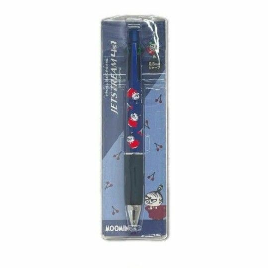 ムーミン シャープペン＆黒赤青緑4色ボールペン ジェットストリーム4＆1 多機能ペン 0.5 リトルミイ