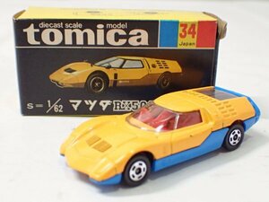 m2400 / 未使用 保管品 トミカ 日本製 No.34 マツダ RX500 黒箱 トミー TOMY TOMICA MAZDA 当時物 現状品