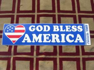 ☆GOD BLESS AMERICA　バンパー ステッカー USDM 北米JDM☆