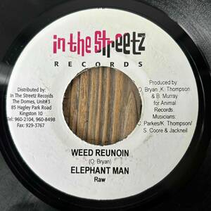 ★試聴！Atlantic Starr/AlwaysをチルいGanja Tuneに替え歌！【Elephant Man - Weed Reunoin (Weed Reunion)】7inch In The Streetz JA