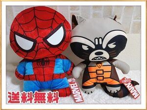 kawaii Art Collection スパイダーマン ロケット marvel マーベル ぬいぐるみ 2種 プライズ アベンジャーズ