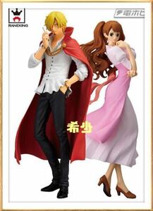 ワンピース フィギュア GLITTER＆BRAVE サンジ マント GLITTER & GLAMOURS プリン ピンク 2種 まとめ売り ONE PIECE 希少 バンプレスト