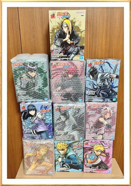 vibration stars naruto ナルト フィギュア まとめ売り 10種 ミナト サスケ サクラ ロックリー 日向ネジ サソリ VIBRATION STARS NARUTO