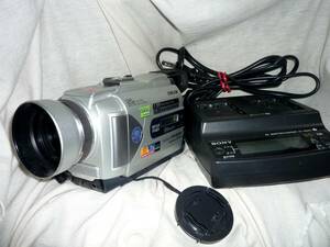 ソニー デジタルビデオカメラ DCR-TRV50 (ナイトショット付き)バッテリー、充電器付・動作品