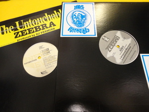 Zeebra 2枚セット 真っ昼間 / The Untouchable オリジナル原盤 12 レアPromo & DJ PREMIERプロデュース　視聴