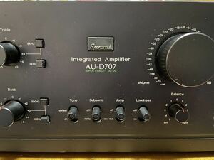 SANSUI pre-main amplifier AU-D707 operation goods 