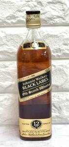 Johnnie Walker ジョニーウォーカー BLACK LABEL ブラックラベル スコッチ ウイスキー 750ml 43% 未開栓 酒 fah 5S103/20
