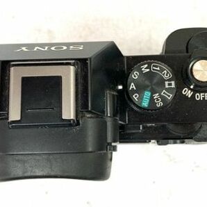 SONY ソニー α 7R ILCE-7Rミラーレス一眼 カメラ+75-300mm f/4.5-5.6 MACRO ズームレンズ レンズフード付 動作未確認 fah 5A019の画像7