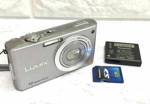 Panasonic パナソニック LUMIX ルミックス DMC-FX40 コンパクトデジタルカメラ 簡単操作確認済 バッテリパック、SDカード付 fah 5S114