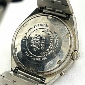 ORIENT オリエント TE429-27440 自動巻き メンズ デイデイト クロノエース シェル文字盤 腕時計 fah 5H619Kの画像8