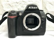 NIKON ニコン D70S 一眼レフデジタルカメラ AF 28-80 1:3.3-5.6G AF 70-300mm 1:4-5.6G レンズ2本 EH-5a MC-DC1 簡単操作確認済 fah 5J045S_画像2