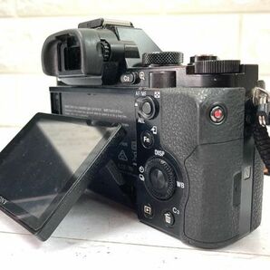 SONY ソニー α 7R ILCE-7Rミラーレス一眼 カメラ+75-300mm f/4.5-5.6 MACRO ズームレンズ レンズフード付 動作未確認 fah 5A019の画像4