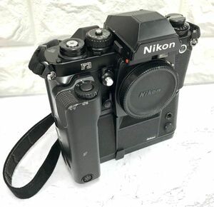 Nikon ニコン F3 一眼レフ フィルムカメラ ボディ MD-4 モータードライブ シャッターOK fah 5J008S