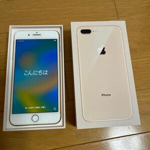 [送料込] iPhone８Plus(Gold)64GB/SIMフリー　バッテリー残容量75%