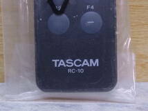 △G/179●【未使用品】タスカム TASCAM☆ワイヤードキット付属リモコン☆RC-10_画像2