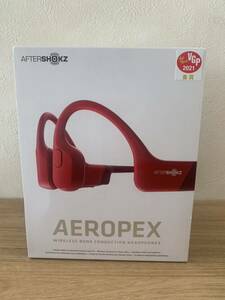 【訳あり】アフターショックス Aftershokz エアロペックスAeropex 骨伝導イヤホン Solar Red ソーラーレッド