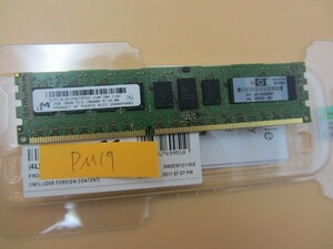 2gb PC3-10600R ddr3　メモリ　メモリー サーバー用 PM19