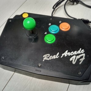 【送料込：分解掃除済】SS セガサターン アケコン アーケードコントローラー HORI Real Arcad VF HSS-09