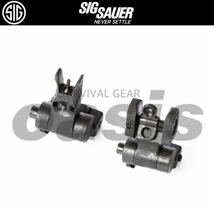 シグ SIG SAUER TREAD ADJUSTABLE FLIP UP SIGHTS アジャスタブルフリップアップサ M4 M16 SCAR VFC GHK GBB 東京マルイ 国内正規品 実物_画像1