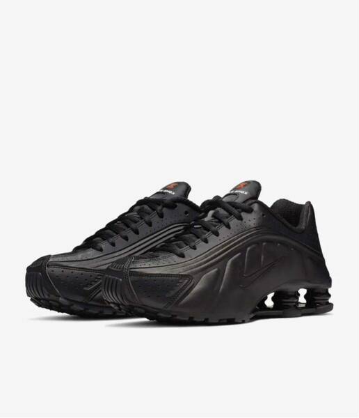 送料無料 新品未使用 24.5cm Nike Shox R4 Black ナイキ ウィメンズ ショックス R4 ブラック AR3565-004 スニーカー 黒