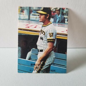 1976 76 カルビー プロ野球カード 740 激戦！快進撃シリーズ 阪神タイガース ブリーデン (検)BBM EPOCH 1976年 76年