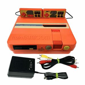 【希少】 SHARP シャープ twin FAMICOM ツインファミコン AN-505-RD レッド 赤 後期型