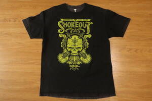 RT12■SMOKEOUT Tシャツ 黒 / CYPRESS HILL SLIPKNOT DEFTONES