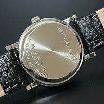 1円～ 美品 精度良好 BVLGARI ブルガリ BB33SL 自動巻き AT 黒文字盤 腕時計_画像7