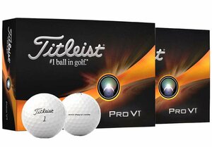 ★新品★タイトリスト★2023 Pro V1ボール★ホワイト 2ダース★ローナンバー(１,２,３,４)★日本正規品★