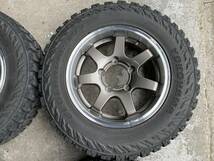 ジムニー用(JB64 JB74 JB23 JA11系) 4本セット　MUD-SR7 16インチ×5.5J-20 ガンメタリック×TOYO OPEN COUNTRY M/T-R 195R16C_画像3