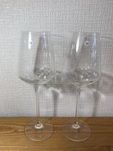 5-131 WEDGWOOD ウェッジウッド ペア ワイングラス グラス ワイン 箱付き DAYLIGHT ギフト_画像2