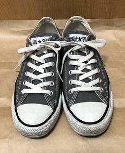 コンバース★ CONVERSE オールスター★ローカット スニーカー キャンバス　 グレーUS 8 /26.5cm メンズ