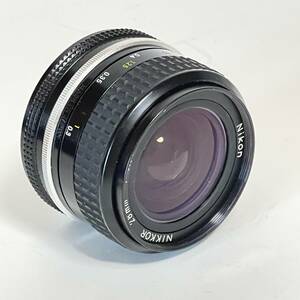  operation verification settled Nikon NIKON NIKKOR 28mm F3.5 wide-angle single burnt point lens 