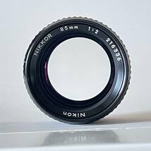 Nikon ニコン AI NIKKOR 85mm F2 単焦点 SLR カメラ レンズ _画像5